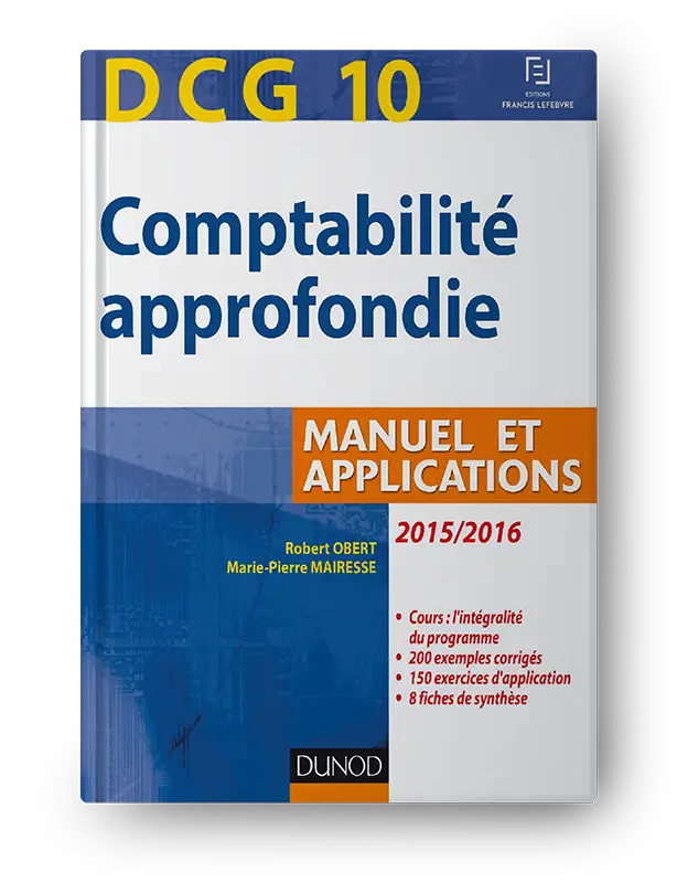 DCG 10 comptabilité approfondie pdf