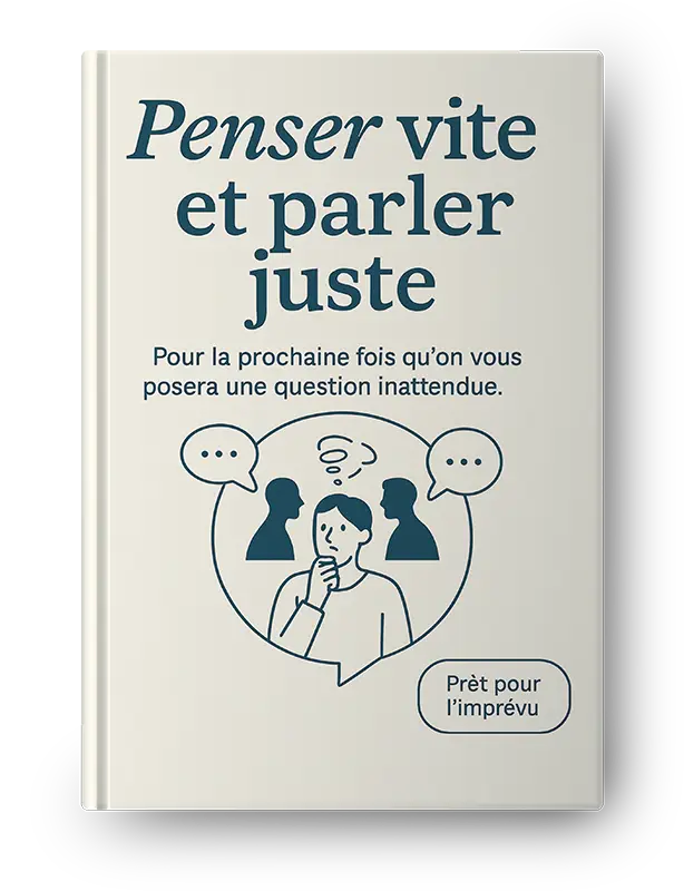 Penser vite et parler juste pdf